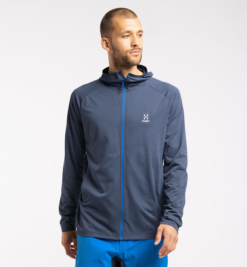 Haglöfs Mens Frost Mid Layer Dark Blue New Zealand 27410RAIW